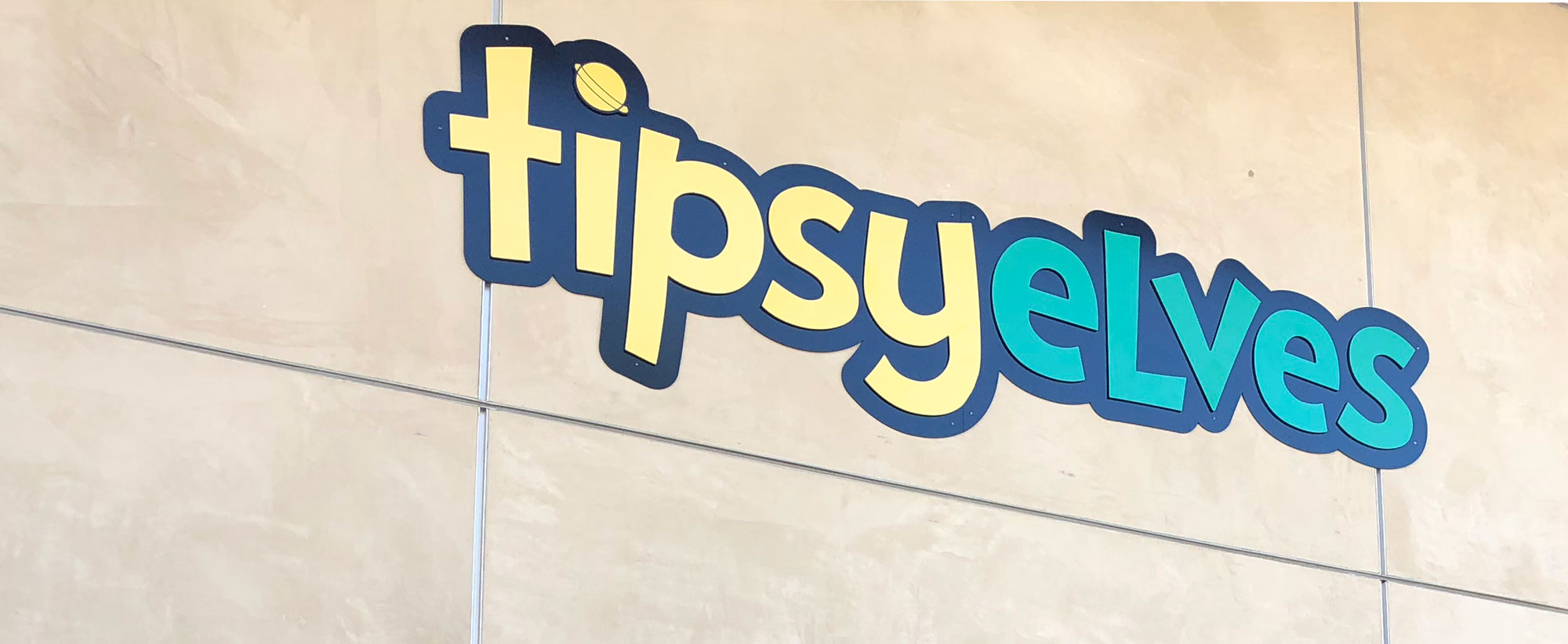 YEAHGOR commercial Dibond exterior signage installation for a San Diego business, designed to weather the elements